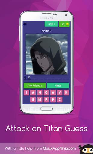 Attack on Titan Guess screenshot 1