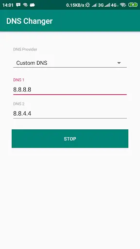 DNS Changer (No Root) screenshot 2