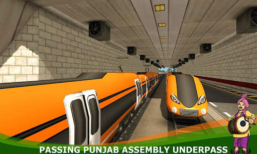 Orange Line Metro Train Game: New Train Simulator screenshot 4