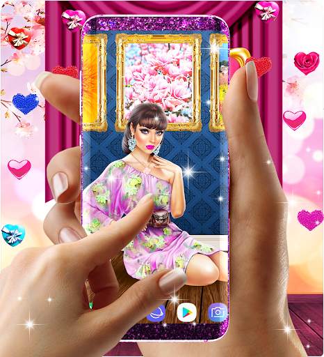 Live wallpaper girls screenshot 4