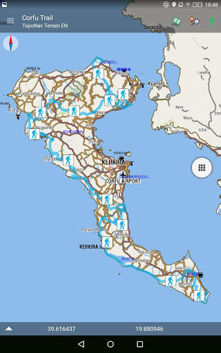 Corfu Trail topoguide screenshot 5