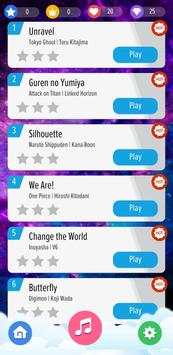 Anime Piano Tiles Offline - Free Manga Music Songs screenshot 3