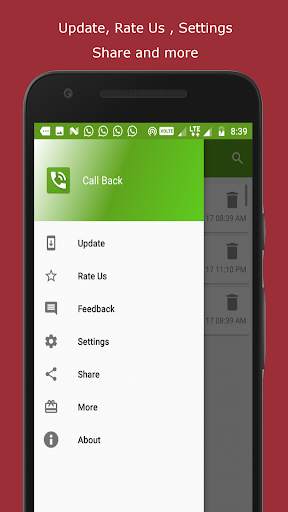Callback with One Click, Auto Reject and Callback screenshot 4