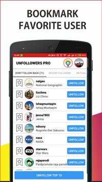 Unfollowers PRO for Instagram screenshot 2