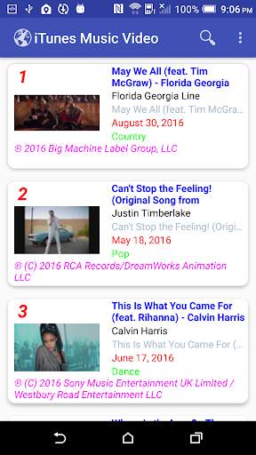 Music Videos screenshot 1