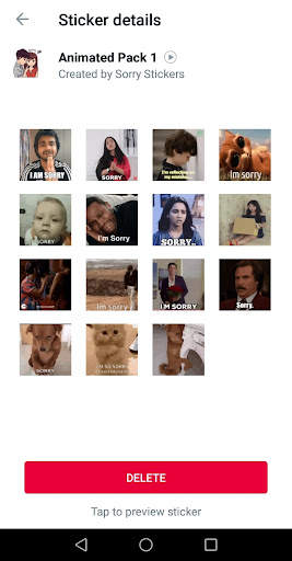 Sorry Stickers for Whatsapp screenshot 6