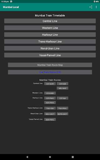 Mumbai Local Train Timetable screenshot 8