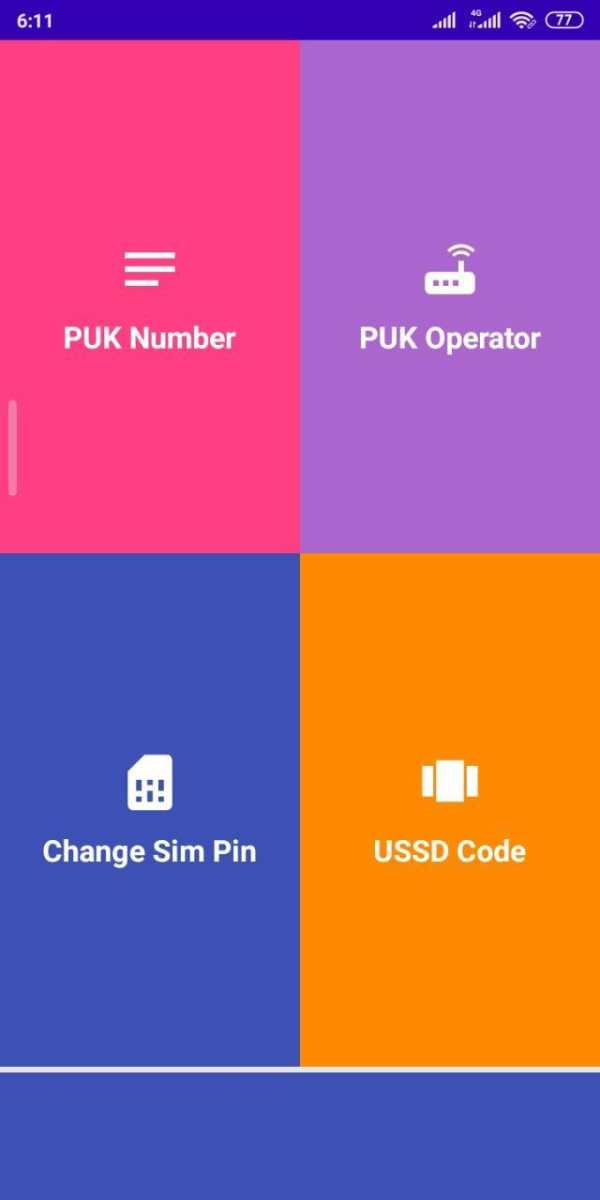Puk sim code unlock screenshot 2