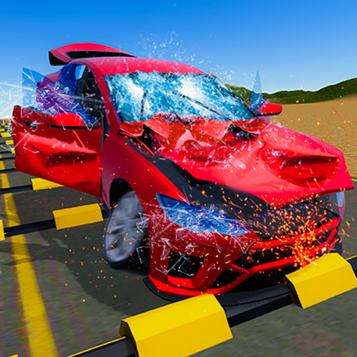 100  Speed Bumps Vs 20 Cars Crash Engine icon