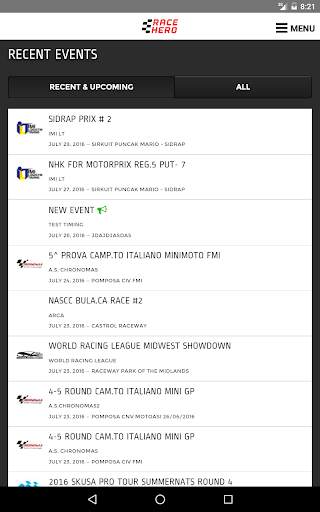 RaceHero Live Timing & Results screenshot 7
