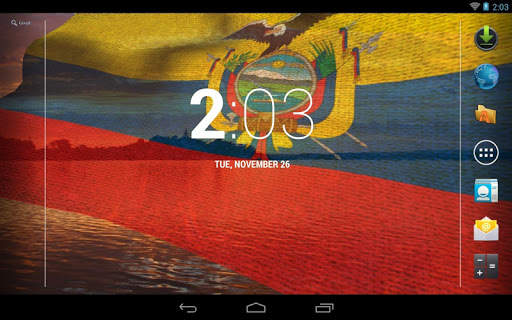 Ecuador Flag Live Wallpaper screenshot 9