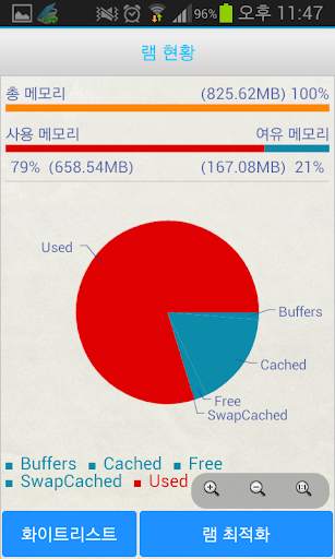 메모리 옵티마이저 - 캐시클리너 Lite screenshot 2
