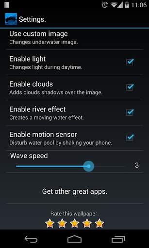 Water Pool Live Wallpaper screenshot 4