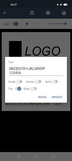 Printer Bluetooth screenshot 2