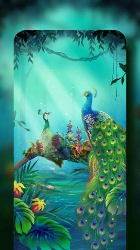 Peacock Live Wallpaper & Launcher Themes screenshot 3