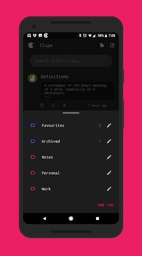 Clipboard Manager : Clipo 4 تصوير الشاشة