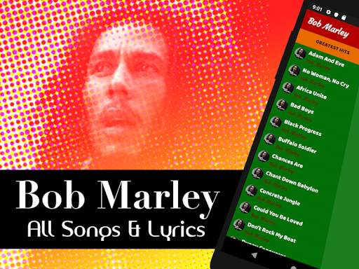 Bob Marley All Songs & Lyrics screenshot 1