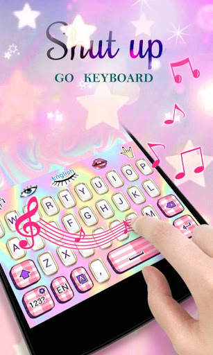 Shut Up GO Keyboard Theme स्क्रीनशॉट 3
