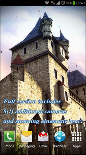 Castle 3D Free live wallpaper 3 تصوير الشاشة