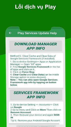 Play Services Update Services screenshot 8