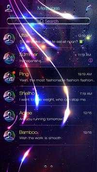 GO SMS PRO DREAM GLASS THEME 2 تصوير الشاشة