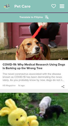 Pet Care: Pet Health News&Tips screenshot 4