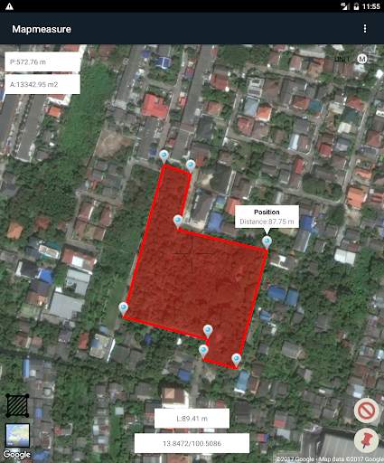 map measure planimeter screenshot 6