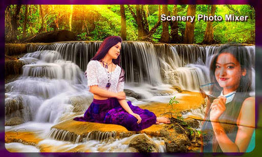 Scenery Photo Blender : Photo Frame Effects screenshot 2