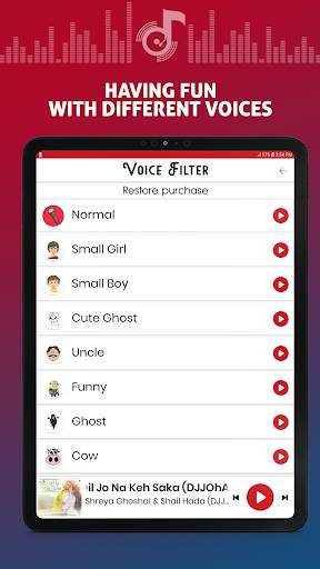 Music Sync - Music Player - Voice Changer - Record screenshot 11