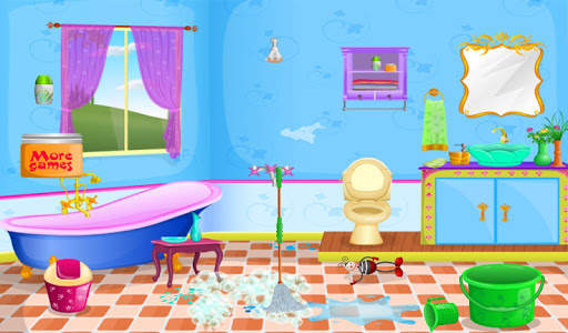 Girl Bathroom Cleaning - House Cleanup screenshot 2