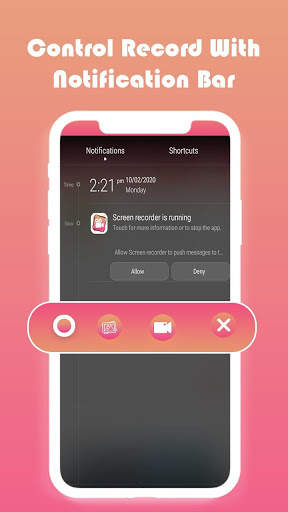 Video capture - Screen recorder Fast Recording screenshot 1
