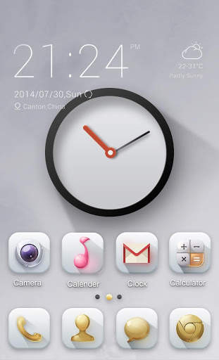 Pure Spirit GO Launcher Theme screenshot 2