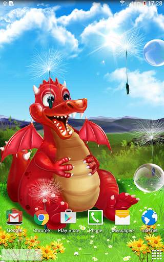 Cute Dragon Live Wallpaper screenshot 4