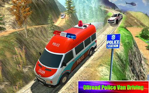 Real Police Van Chasing - Offroad Car Driving 2021 screenshot 1