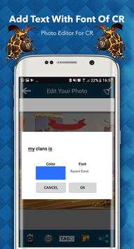 Editor de fotos para Clash Royale screenshot 2