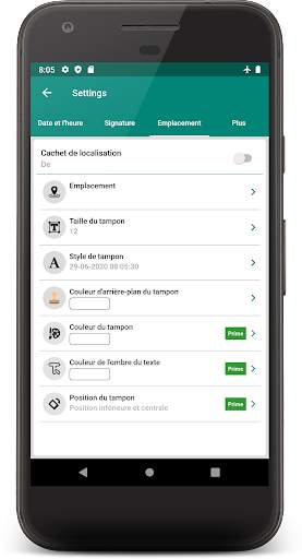 Horodatage de la caméra screenshot 4