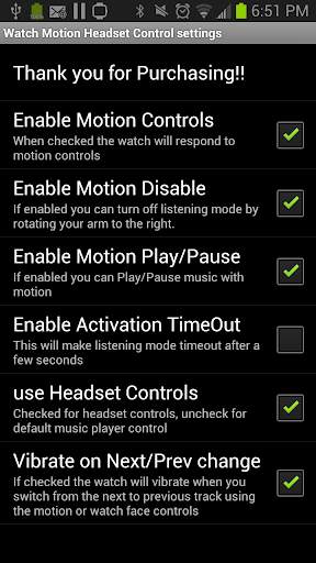 SmartWatch Motion Headset screenshot 3