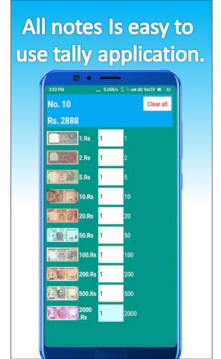 Calculator Cash-Indian Rs Tally screenshot 3