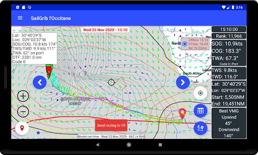 SailGrib for Virtual Regatta screenshot 10