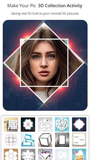 3D Photo Effect Editor : 3D Photo Frames & 3D Text screenshot 3