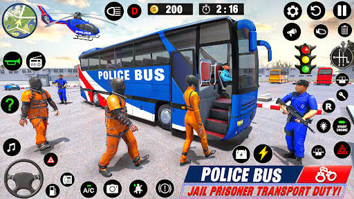 Police Bus Simulator Bus Games screenshot 5