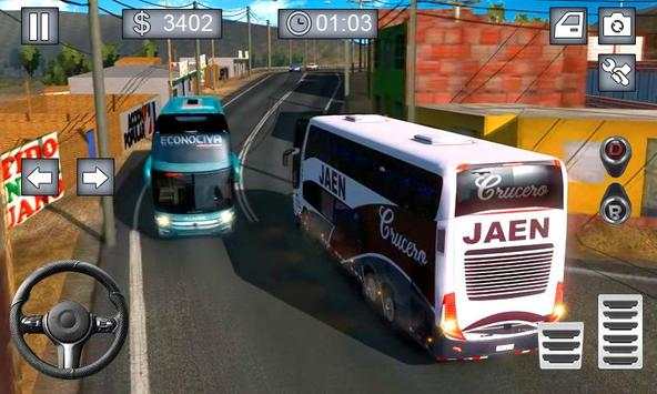 Mountain Bus Racing Driving 3D screenshot 1