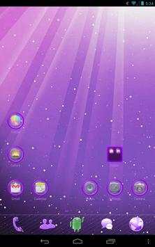 Violet Light GO Launcher Theme screenshot 1