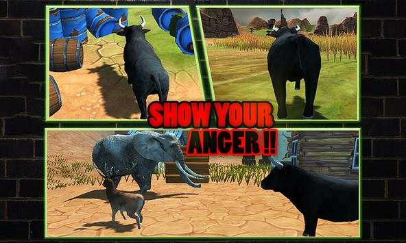 Angry Bull Fighting Game - Jungle Adventures 🐂 screenshot 3