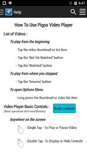 Pigos Video Player (Fast,Easy) screenshot 7