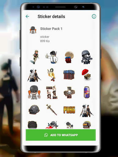 WAStickers Pubg para WhatsApp 2021 screenshot 3