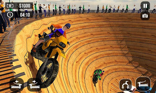 Well Of Death Stunt Bike Drive screenshot 1