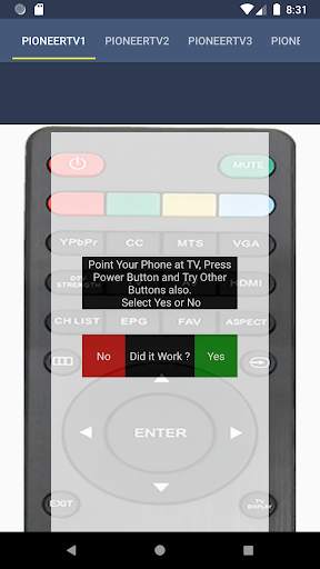 Pioneer TV Remote screenshot 4