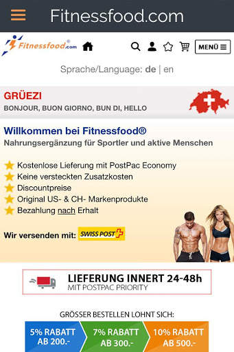 Fitnessfood screenshot 3