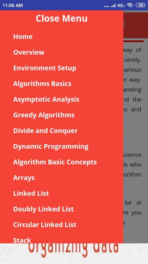 Data Structure and Algorithms Tutorial screenshot 2